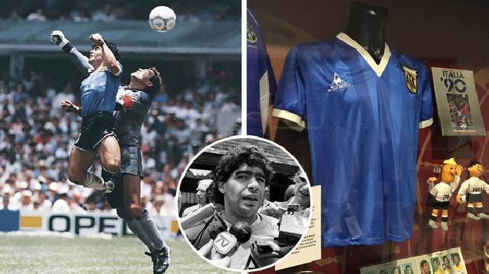 Choáng váng với số tiền đấu giá chiếc áo huyền thoại của Maradona