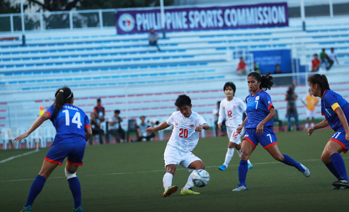 Kết quả bóng đá SEA Games. Kết quả Nữ Myanmar vs Nữ Philippines