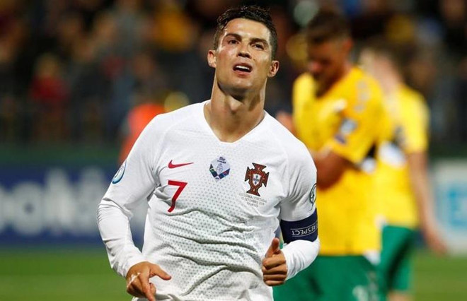 Cristiano Ronaldo lập kỷ lục khó tin ở vòng loại EURO 2020