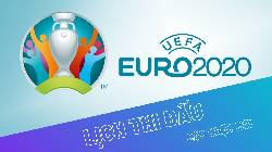 Lịch thi đấu EURO 2021 hôm nay mới nhất giờ Việt Nam trên VTV